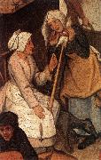 BRUEGHEL, Pieter the Younger Proverbs (detail) fgjh painting